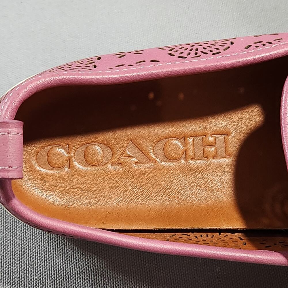 Coach slip on sneakers 11 inches long = size 10 no tag classic beachy luxury - Picture 6 of 10